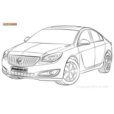 Boccole Powerflex Buick Regal MK5 (2011 - 2017)
