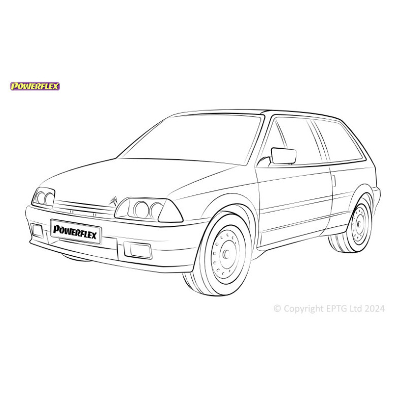 Boccole Powerflex Citroen AX Mk1 & 2 (1986-1998) - BUN-PF-00261 - BUN-PF-00261