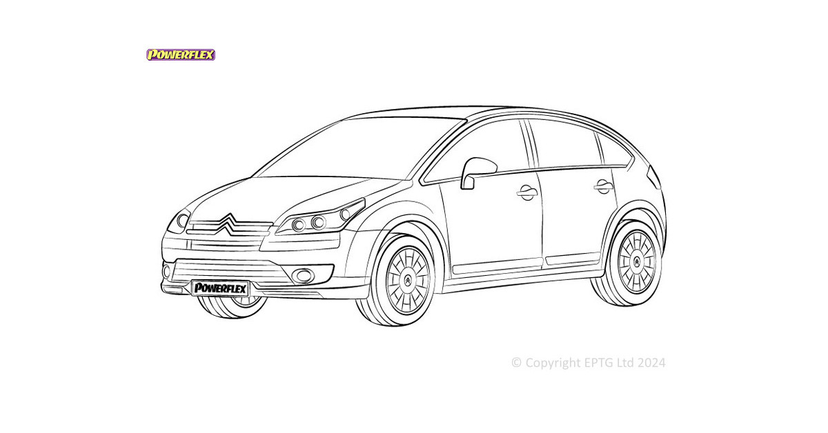 Powerflex bushes Citroen C4 (2004-2010)