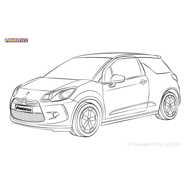 Powerflex bushes Citroen DS3 (2009 - 2019) - BUN-PF-00282 - BUN-PF-00282