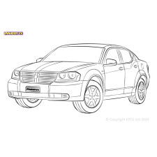 Powerflex bushes Dodge Avenger (2007 - 2011)