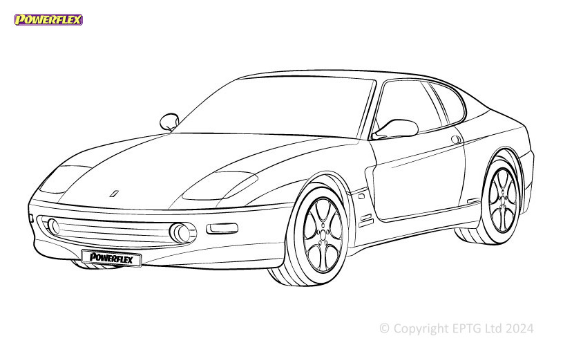 Powerflex bushes Ferrari 456 (1992 - 2003) - BUN-PF-00320 - BUN-PF-00320