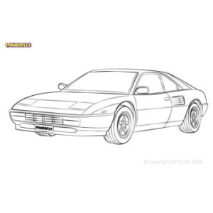 Silentblocs Powerflex Ferrari Mondial T (1988 - 1993)