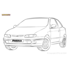 Silentblocs Powerflex Fiat Coupe (1993-2000), Brava, Bravo, Marea (1995-2001)