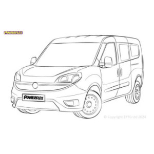 Powerflex bushes Fiat Doblo 263 (2011 - 2022)