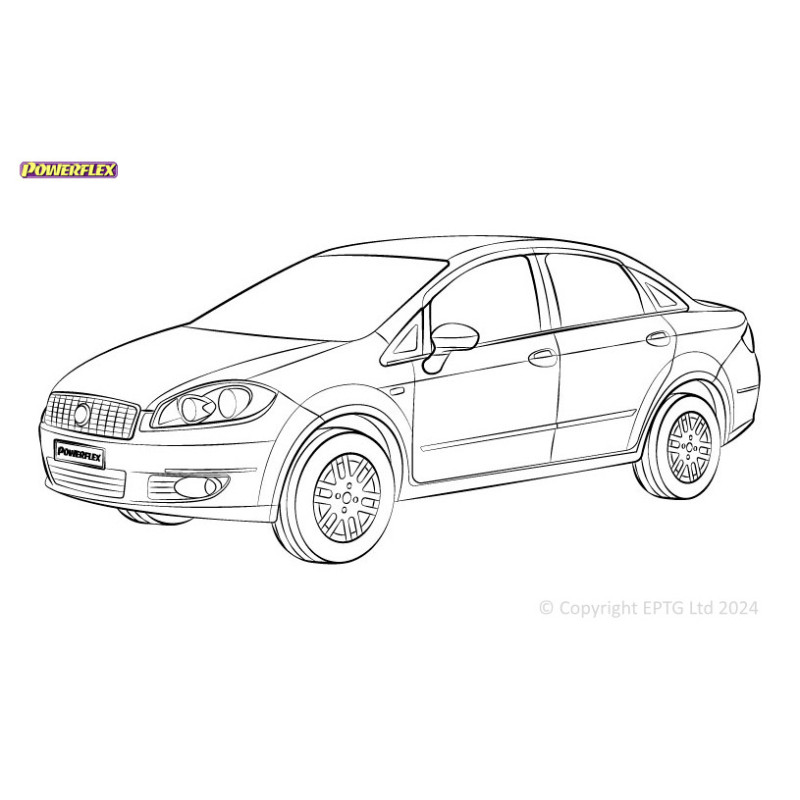 Silentblocs Powerflex Fiat Linea (2006-) - BUN-PF-00350 - BUN-PF-00350