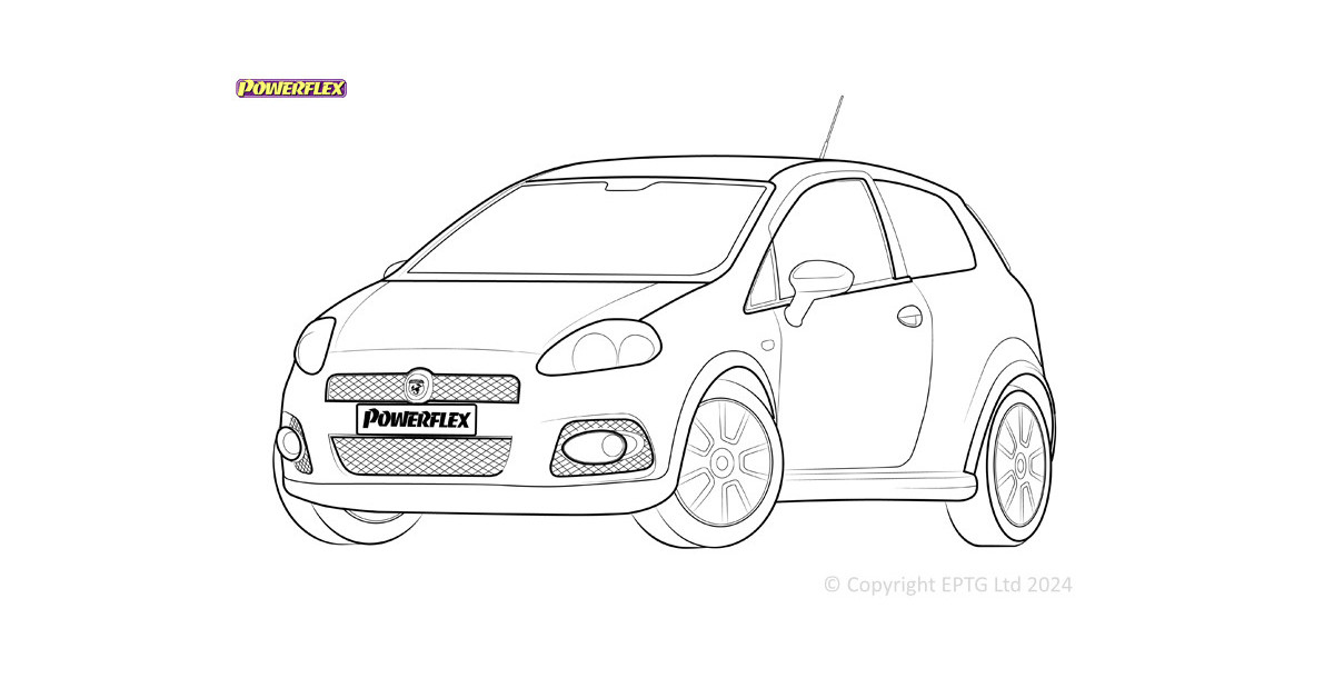 Boccole Powerflex Fiat/Abarth Grande Punto (2005 - 2009)