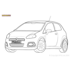Boccole Powerflex Fiat/Abarth Grande Punto (2005 - 2009)
