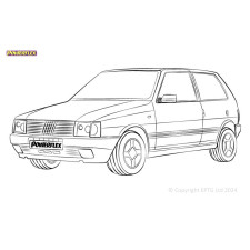 Boccole Powerflex Fiat Uno inc Turbo (1983-1995)