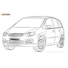 Powerflex Silentblocks Ford C-Max MK1 (2003-2010)