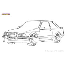 Boccole Powerflex Ford Escort RS Turbo Séries 1 (1984 - 1986)