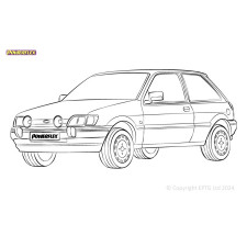 Silentblocs Powerflex Ford Fiesta Mk3 inc RS Turbo (1989-1996)