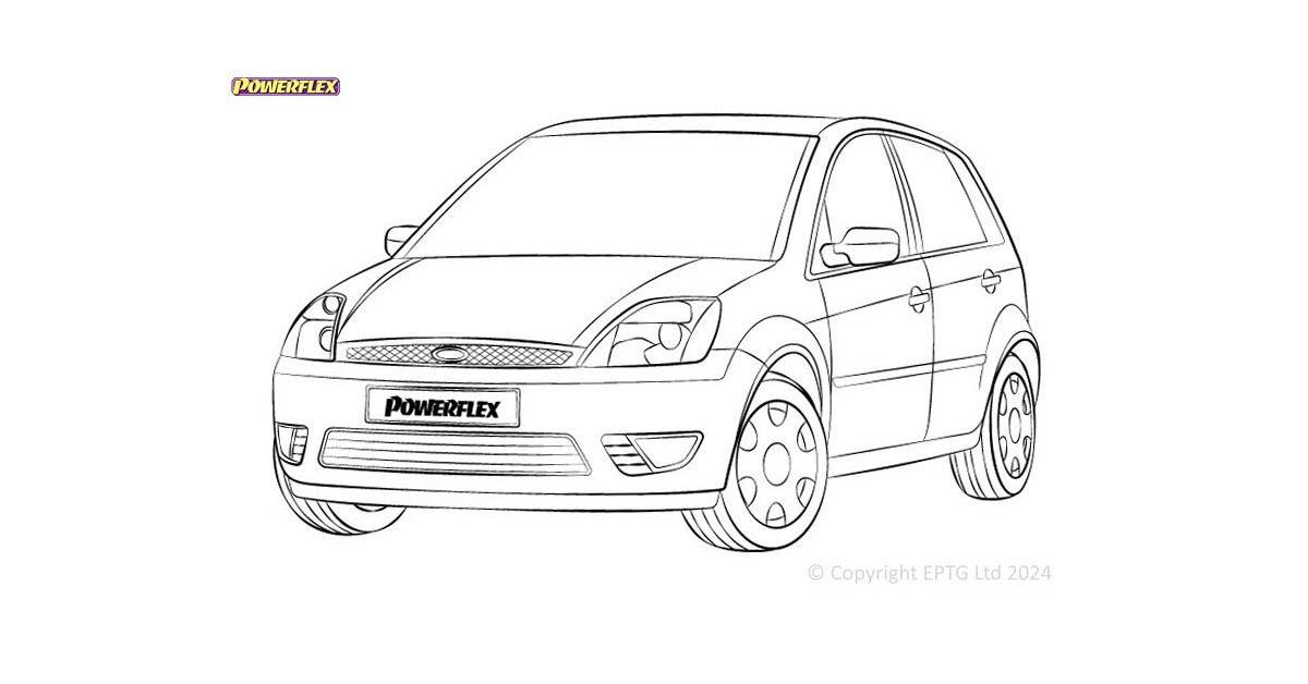Powerflex bushes Ford Fiesta Mk6 inc ST (2002-2008)
