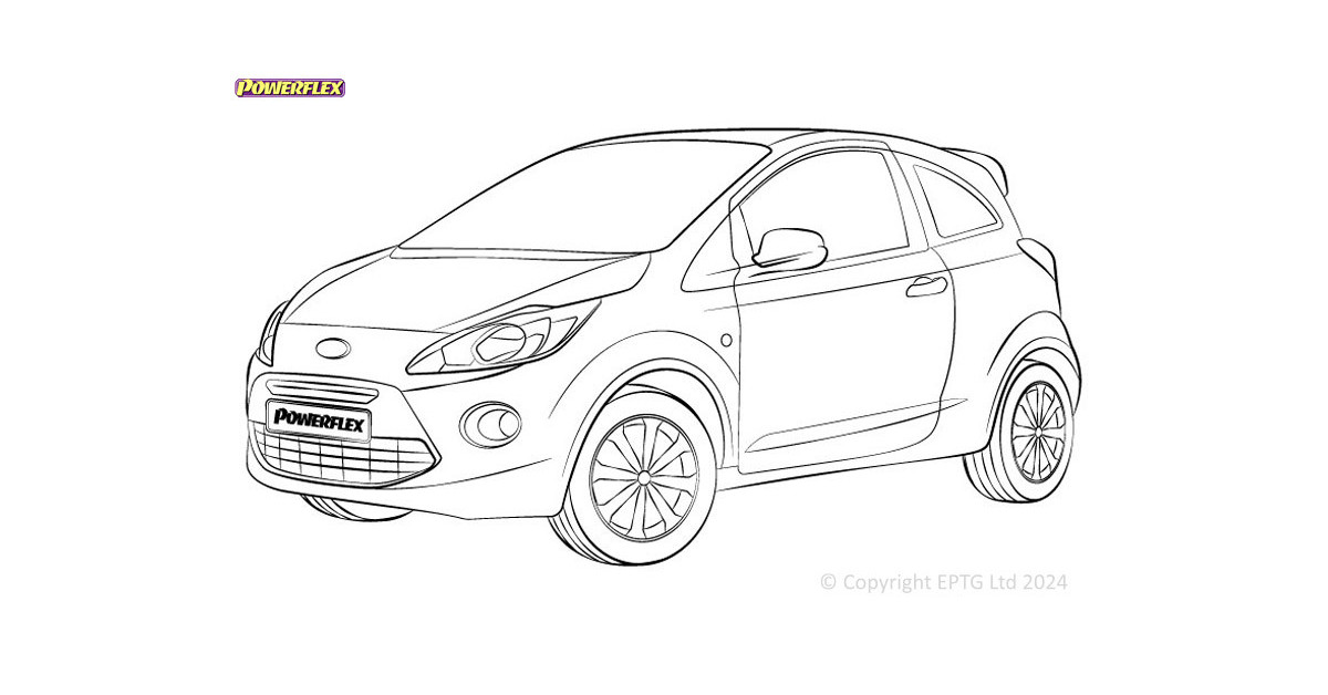 Boccole Powerflex Ford KA (2008 - 2016)