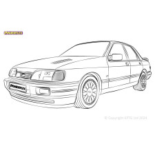 Silentblocs Powerflex Ford Sierra Cosworth 4WD (1990-1992)