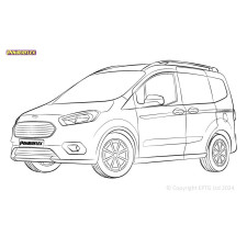 Boccole Powerflex Ford Transit / Tourneo Courier (2014-)
