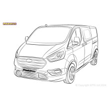 Boccole Powerflex Ford Transit / Tourneo Custom (2013-)