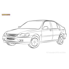 Silentblocs Powerflex Honda Civic Mk4 EC-EE, Concerto & Ballade (1987-1991)