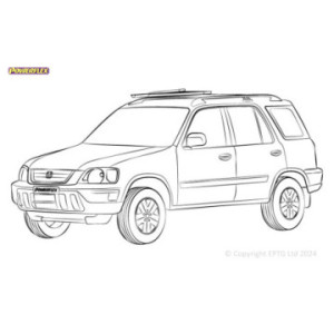 Silentblocs Powerflex Honda CR-V Mk1 (1995-2002)