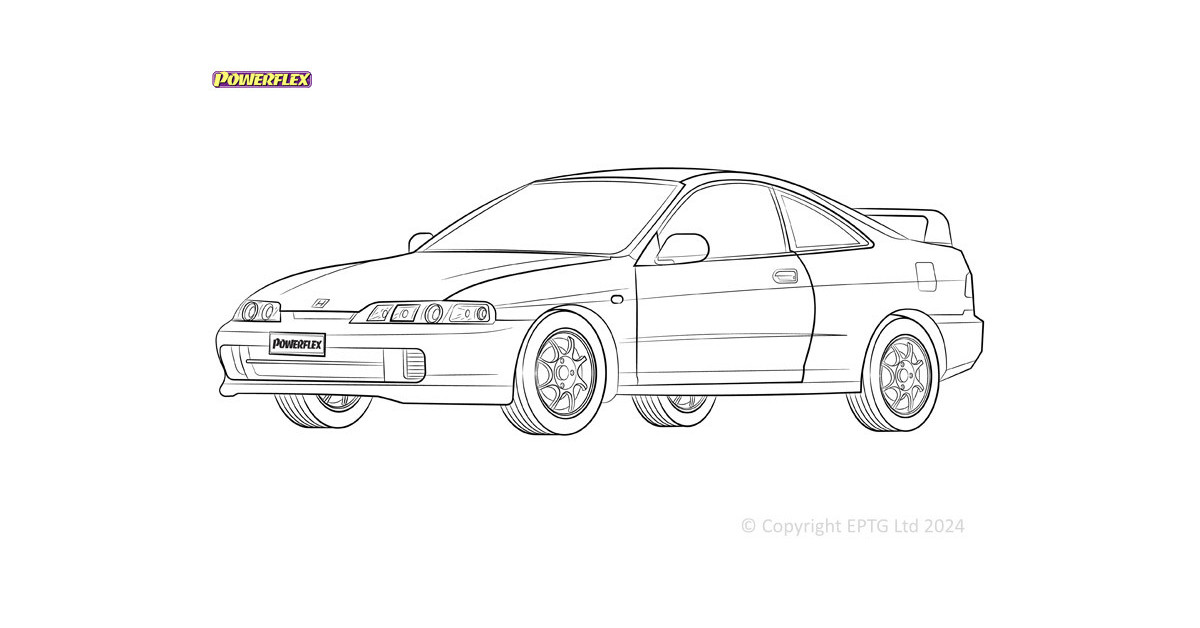 Boccole Powerflex Honda Integra Mk3 DB/DC2 inc. Type-R (1993-2001)