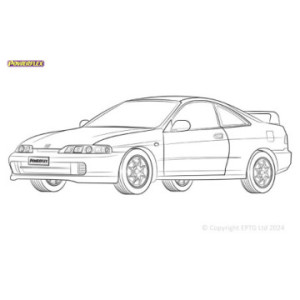 Boccole Powerflex Honda Integra Mk3 DB/DC2 inc. Type-R (1993-2001)