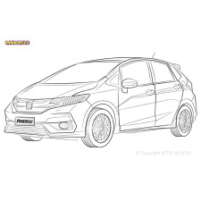 Boccole Powerflex Honda Jazz / Fit GK5 (2014 - 2020)