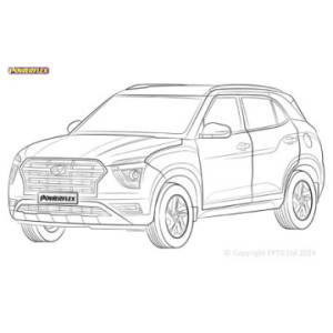 Powerflex bushes Hyundai Creta GS (2014 - 2018)