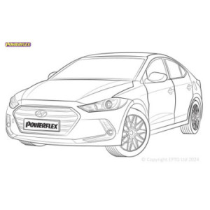 Powerflex bushes Hyundai Elantra AD (2015 - 2019)