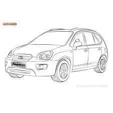 Powerflex bushes Kia Carens UN & RP (2006 - 2019)