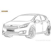 Powerflex bushes Kia Cee'd/Proceed/XCeed CD inc GT (2018-)