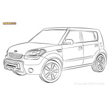 Boccole Powerflex Kia Soul AM (2008 - 2013)
