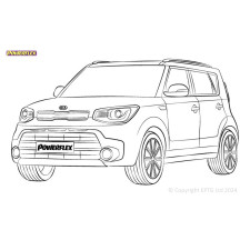 Boccole Powerflex Kia Soul PS (2013 - 2019)