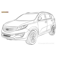 Boccole Powerflex Kia Sportage SL (2010 - 2015)
