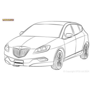 Silentblocs Powerflex Lancia Delta Gen 3 (2008 - 2014)
