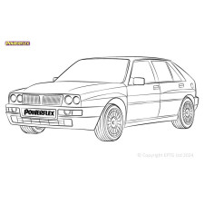 Boccole Powerflex Lancia Delta HF Integrale inc Evo (1986 - 1995)