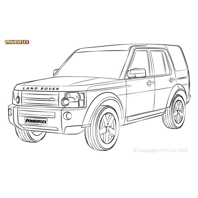 Boccole Powerflex Land Rover Discovery 3 / LR3 (2004 - 2009) - BUN-PF-00550 - BUN-PF-00550