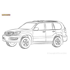 Boccole Powerflex LexusGX 470 (2002 - 2009)