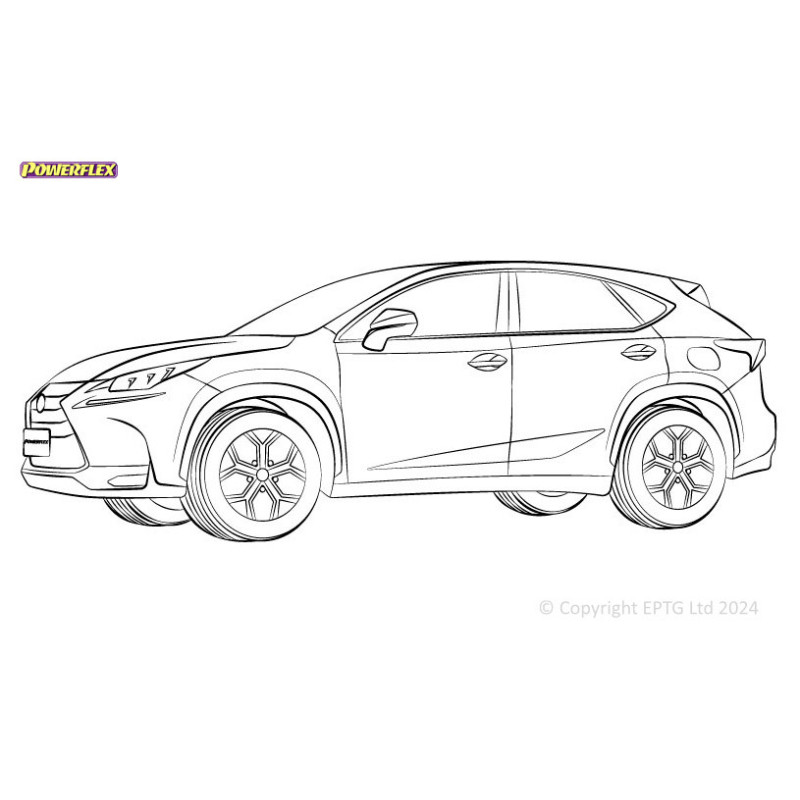 Boccole Powerflex Audi TT / TTRS Mk3 FV/8S (2014-) - BUN-PF-00122 - BUN-PF-00122
