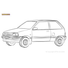 Boccole Powerflex Mazda 121 (1987 - 1996)
