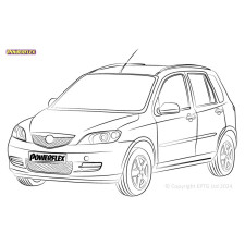 Powerflex Silentblocs Mazda 2 (2003 - 2007)