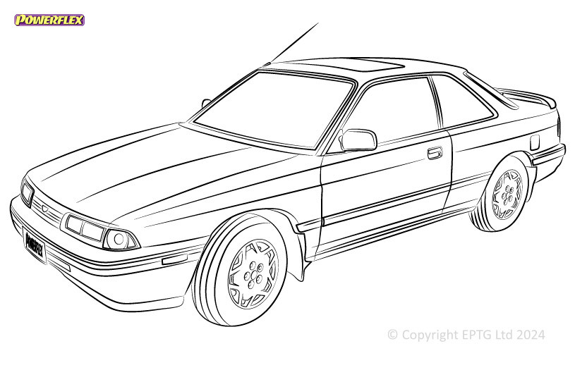Powerflex bushes Mazda MX-6 (1988- 1998) - BUN-PF-00601 - BUN-PF-00601