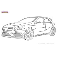 Boccole Powerflex Mercedes-Benz Classe A W176 inc. A45 AMG (2012-2017)