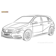 Silentblocs Powerflex Mercedes-Benz Classe B W246 (2011-2018)