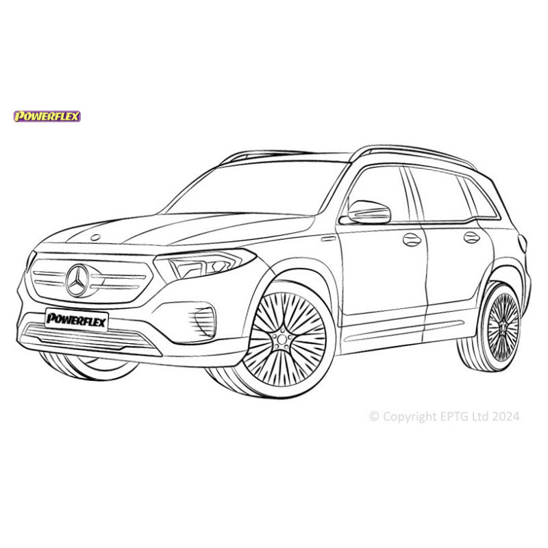 Powerflex bushes Mercedes-Benz EQB (2022-) - BUN-PF-00630 - BUN-PF-00630
