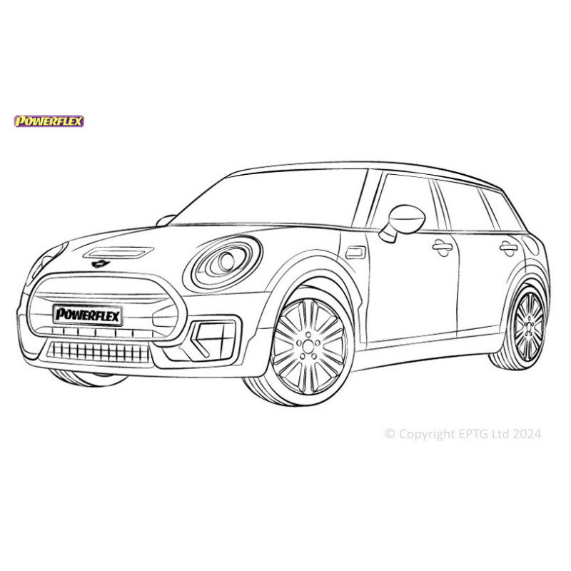 Silentblocs Powerflex Mini F54 Clubman Gen 2 (2015-) - BUN-PF-00650 - BUN-PF-00650