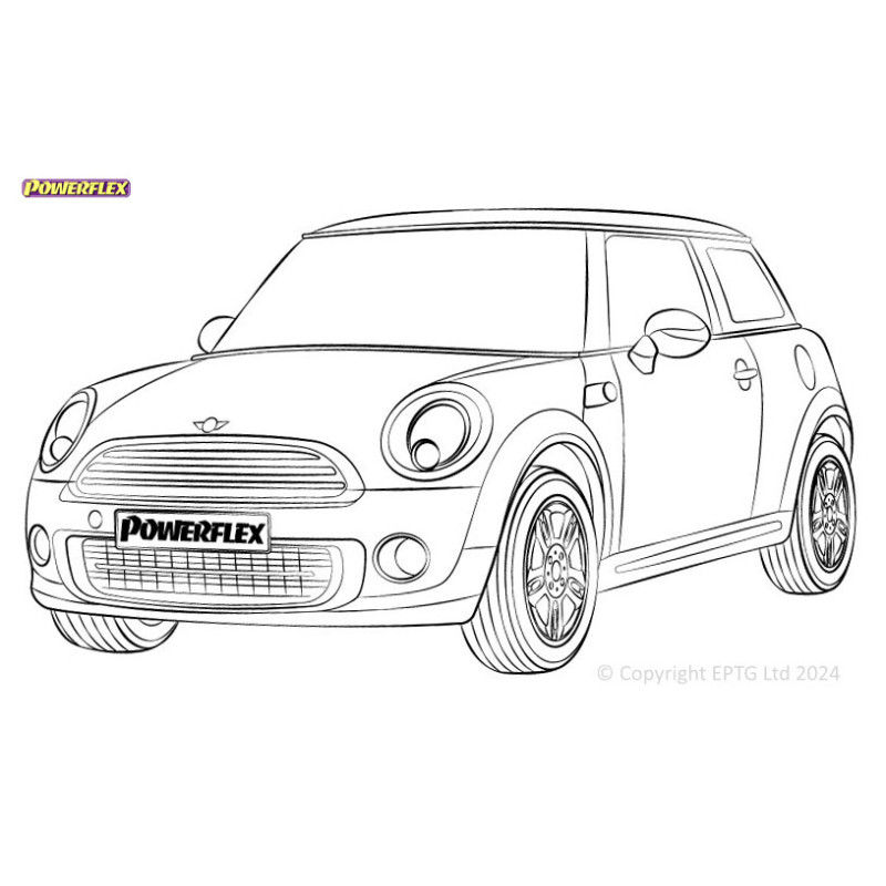 Silentblocs Powerflex Mini R56/57 Gen 2 (2006 - 2013) - BUN-PF-00656 - BUN-PF-00656