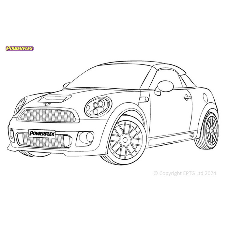 Silentblocs Powerflex Mini R58 Coupe (2011 - 2015) - BUN-PF-00657 - BUN-PF-00657