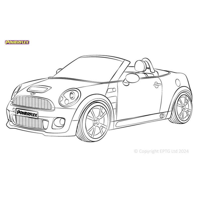 Silentblocs Powerflex Mini R59 Roadster (2012 - 2015) - BUN-PF-00658 - BUN-PF-00658