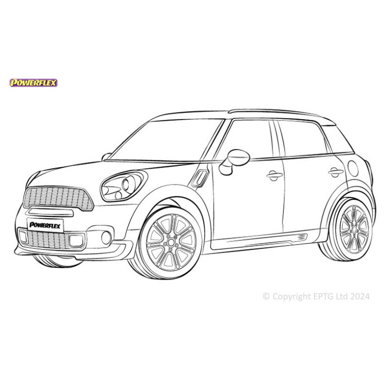 Powerflex bushes Mini R60 Countryman Gen 1 4WD (2010-2016) - BUN-PF-00660 - BUN-PF-00660