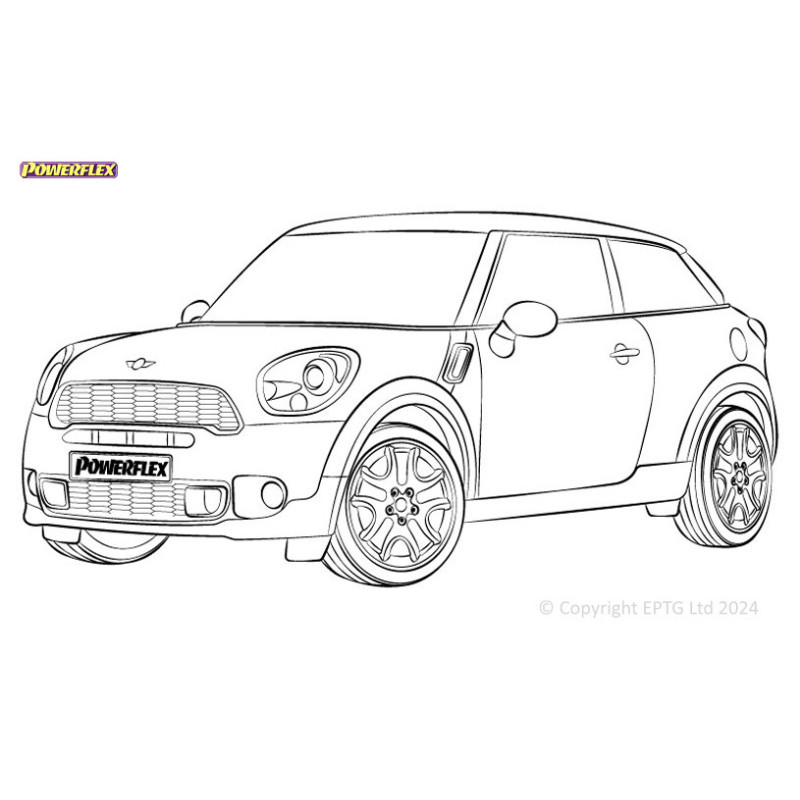Silentblocs Powerflex Mini R61 Paceman 4WD (2013-2016) - BUN-PF-00662 - BUN-PF-00662